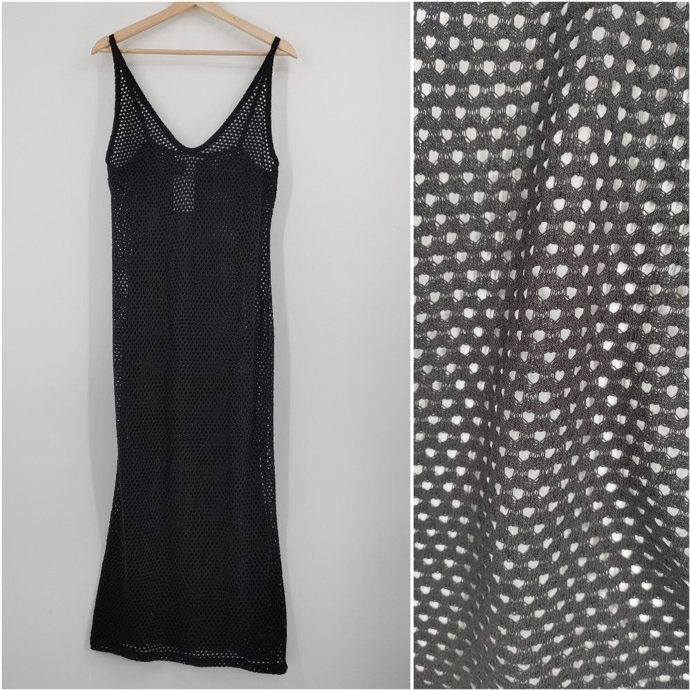 H&M | mesh midi dress